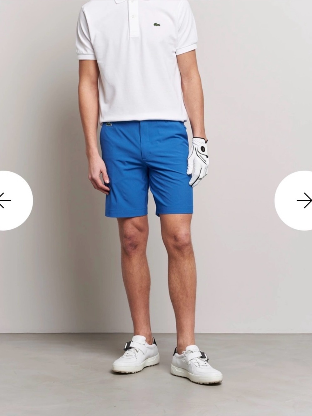 EUC- Lacoste Sport Men’s Blue Performance Golf Shorts, size 38